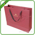 Custom Printed Drawstring Red Paper Shopping Gift Bags